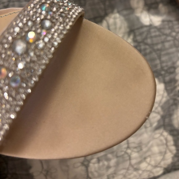 Betsey Johnson Embellished Nude Heels - Picture 7 of 12